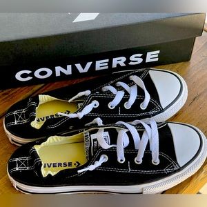 Converse CT Shoreline Slip Black White Youth 4
